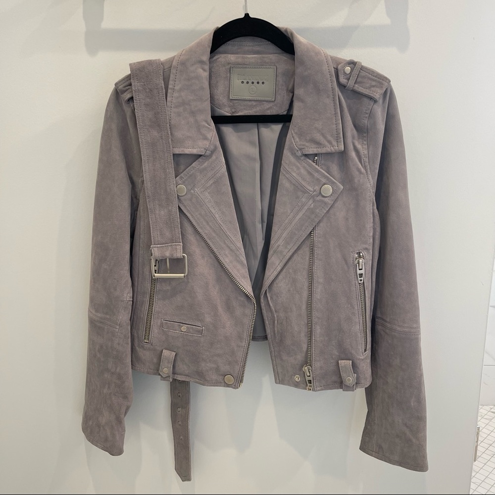 Blank NYC Suede Moto Jacket
